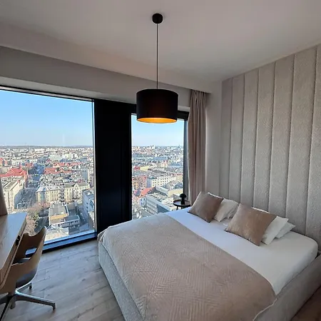 Global L Sky Tower L Premium View L Panoramic Bathtub L Parking Appartamento Katowice