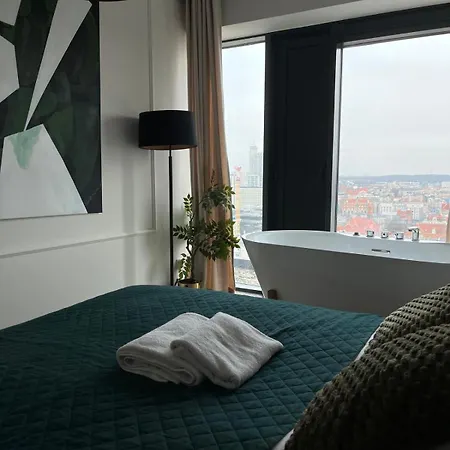 Appartamento Global L Sky Tower L Premium View L Panoramic Bathtub L Parking